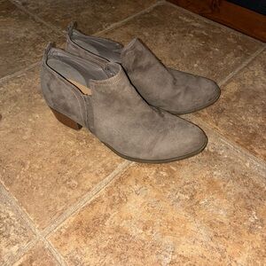Torrid Taupe Ankle Booties